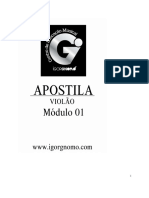 Apostila Violão - Nível 01 - FÁCIL