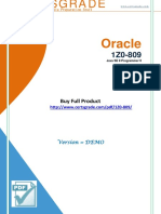 Oracle 1Z0-809 Exam Practice Dumps Download