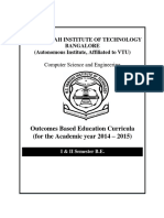 Outcomes Based Education Curricula (For The Academic Year 2014 - 2015)