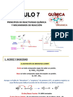 Principios de Reactividad Quimica y Mecanisos de Reaccion