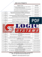 IEEE 2015 JAVA Projects List