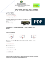 Fisica Questões de Associação de Resistores e Baterias