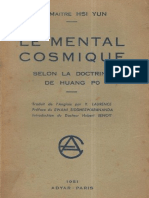 Yun Hsi - Le Mental Cosmique PDF