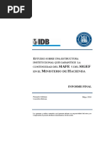 Estudio Sobre Una Estructura Institucional Que Garantice La Continuidad Del SIAFE y Del SIGEF en El