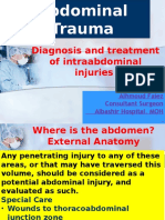 Diagnosis and Treatment of Intraabdominal Injuries