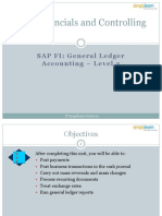 SAP FICO06 General Ledger Accounting Level 2