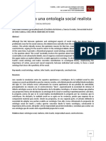 Aportes para Una Ontologia Realista de Lo Social