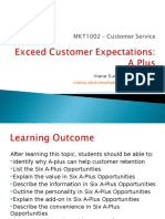 Topic 4 - Exceeding Customer Expectations