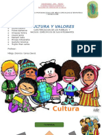 Valores y Cultura