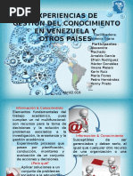 Experiencias de Gestión de Conocimiento en Venezuela y Otros Países