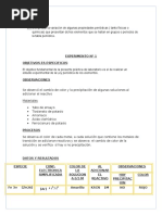 Informe de Laboratorio de Quimica ! UNI