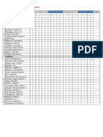 Daily Attendance Sheet For Monthly Use