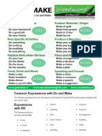 Common Expressions With Do and Make