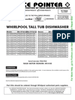 Whirlpool Dishwasher Motor-Pump Assembly Replacement