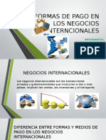 Formas de Pago en Los Negocios Internacionales