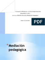 Mediación Pedagógica