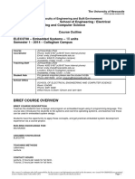 ELEC3730 Course Outline 2014S1