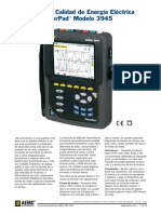 Ficha Técnica AEMC 3945 PDF