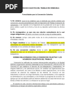 La Convencion Colectiva Del Trabajo en Venezuela Complementos