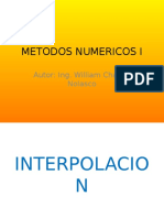 Metodos de Interpolacion