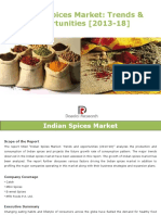 Indian Spices Market - Trends and Opportunities (2013-2018)