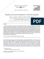 Variability in The Early Development of Visual Self-Recognition