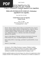 48 Fair empl.prac.cas. 516, 48 Empl. Prac. Dec. P 38,428 Craig A. Anderson, Plaintiff-Appellee/cross-Appellant v. Phillips Petroleum Company, Defendant-Appellant/cross-Appellee, 861 F.2d 631, 10th Cir. (1989)