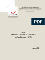 Programa Ejecutivo en Dirección y Administración PyMES