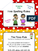 Fivespellingrulesposters