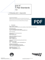 Network Rail Standards Catalogue NR - CAT - STP - 001