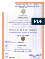 Degree Certificate