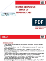 Titan PPT On Consumer Behaviour