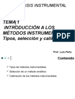 Tema 1 Introducción A Los Métodos Instrumentales Clase Repaso III-2015