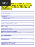 Audi 201 and 202 and 301 Auditing Notes