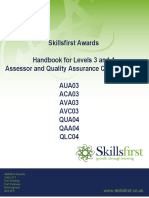 AUA03 ACA03 AVA03 AVC03 QUA04 QAA04 QLC04 Level 3 and 4 Assessor and Quality Assurance (QCF) v2 030512