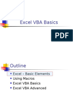 Excel VBA Basics