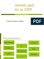 Components and Modules in ERP