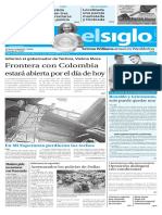 Edición Impresa Elsiglo 10-07-2016