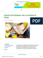 Derechos Del Trabajador Ante Un Accidente de Trabajo