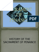 History of The Sacrament of Penance