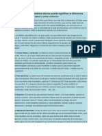 Cambiar Algunos Hábitos Diarios Puede Significar La Diferencia Entre Tener Buena Salud y Estar Enfermo