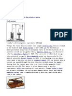 Electric Motor - History