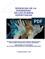 Experiencias de La Humanidad en Los Planos Espirituales