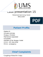 Case Presentation Bronchiectasis