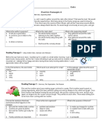 KS2 Practice Comprehension Passages