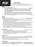 RESUME - Payam Rahrow