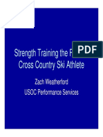 Strength Training For X-C Ski