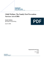 Family First Prevention Services Act of 2016