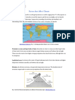 Factors That Affect Climate