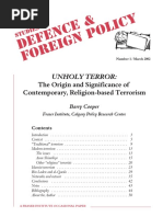 Cooper Barry - Religion Based Terrorism PDF